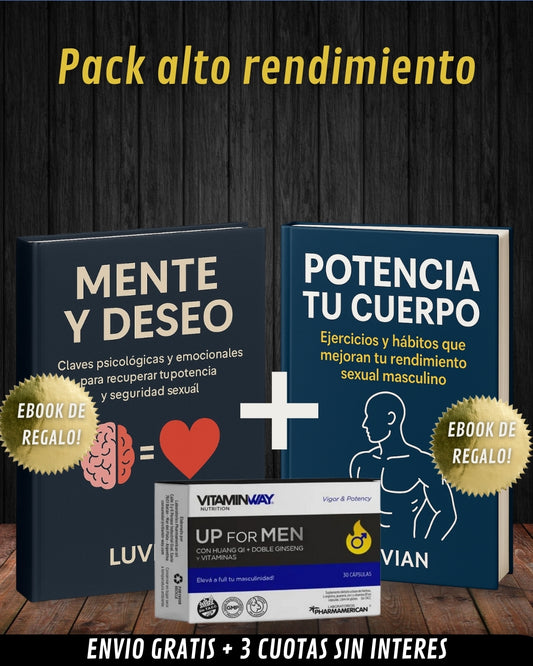 PACK ALTO RENDIMIENTO - Sentite fuerte, seguro y lleno de poder.