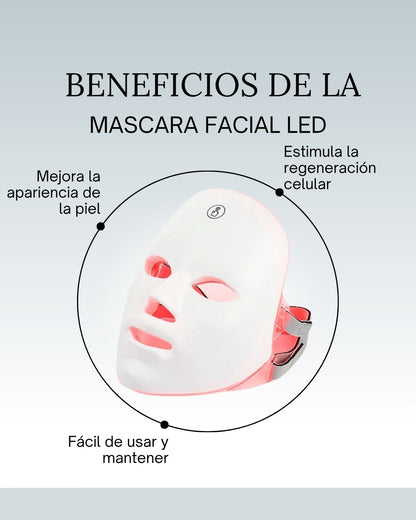 Mascara Facial Led + Sérum de regalo