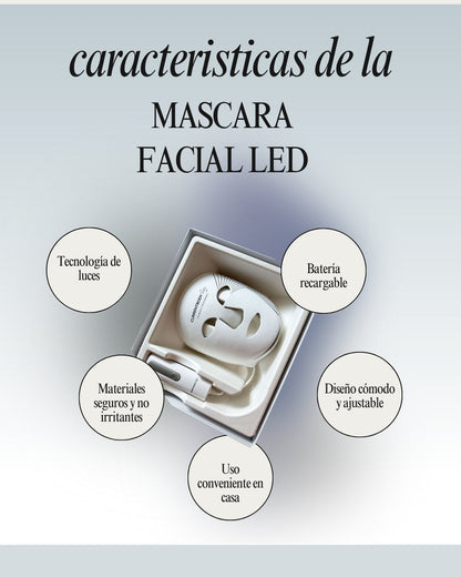 Mascara Facial Led + Sérum de regalo
